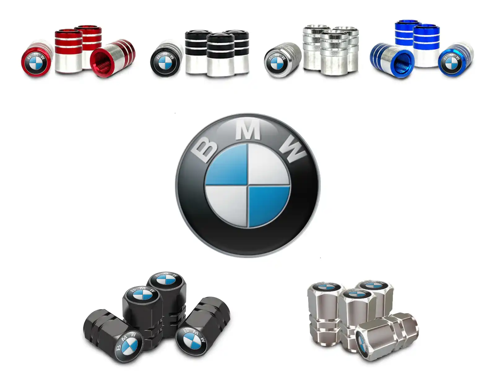 BMW Bouchons de Valve pour Moto Construction Force